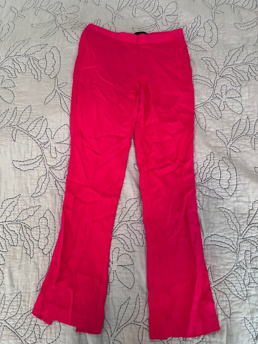 Federica Tosi Fuxia Pink Flare Trousers Pants IT 40 NWT
